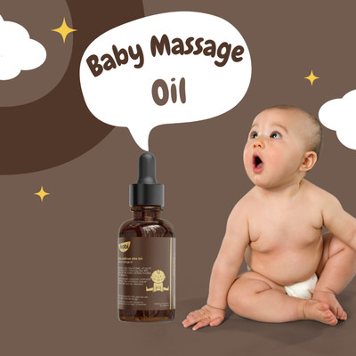 Dầu massage cho bé Kobi 100ml dưỡng ẩm làm mềm da hương dịu nhẹ an toàn