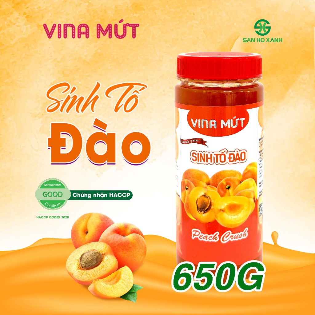 Sinh Tố VINA MỨT (Hũ 650gr) - Vị Trái Cây Tươi Tự Nhiên