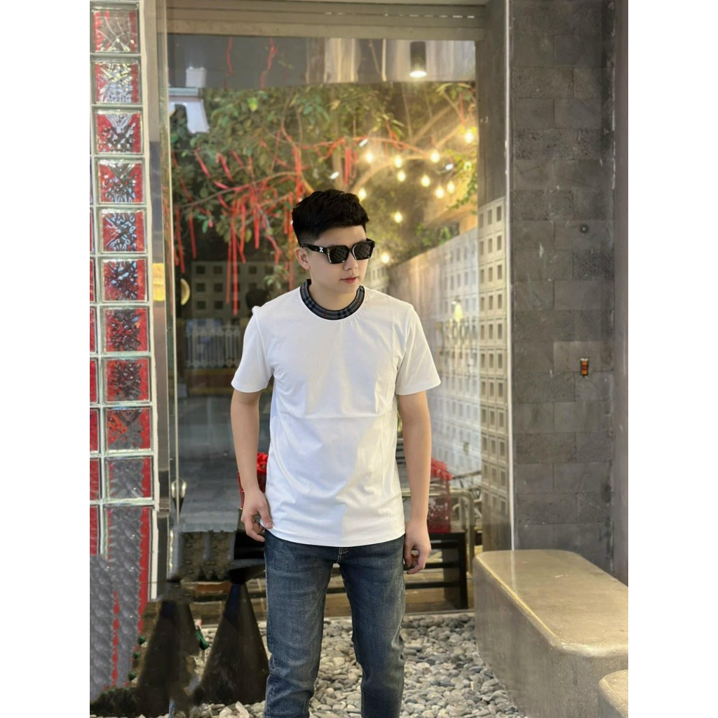 ÁO THUN BURBERRY TRƠN CARO