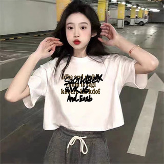 ÁO CROPTOP FOM RỘNG CHỮ LỒNG NHAU