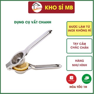 Dụng cụ vắt chanh bằng inox cầm tay, đồ/ máy vắt chanh, vắt cam, kẹp vắt chanh inox kho sỉ mb