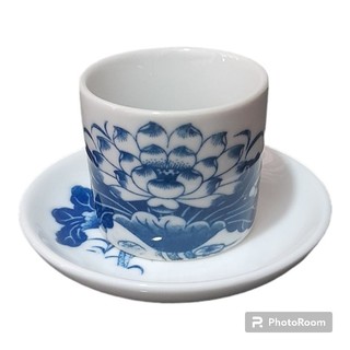 Combo 10 cốc tích và 10 đĩa lót gốm sứ bát tràng