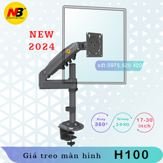 H100/ Giá Treo Màn hình máy tính/ Tay treo màn hình/ [Màn Hình 17" - 30"] [Cao cấp hơn XL03 F80] NB North Bayou