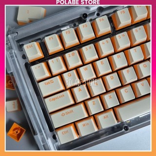 Nút bấm Keycap OEM Pudding Orange Wahtsy Cherry Profile bàn phím cơ Polabe Store