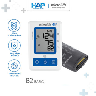 [TẶNG CÂN XÁCH TAY] Máy đo huyết áp bắp tay MICROLIFE BP B2 Basic (BP3KA1-3N)