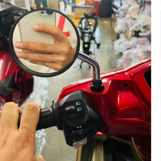 Gương xe máy / chiếu hậu / kính h2c Mini Sport nhập khẩu thailand