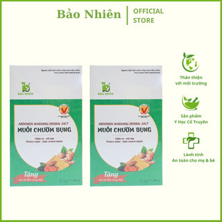 Combo 2 hộp muối chườm bụng Bảo Nhiên phục hồi săn chắc vùng eo