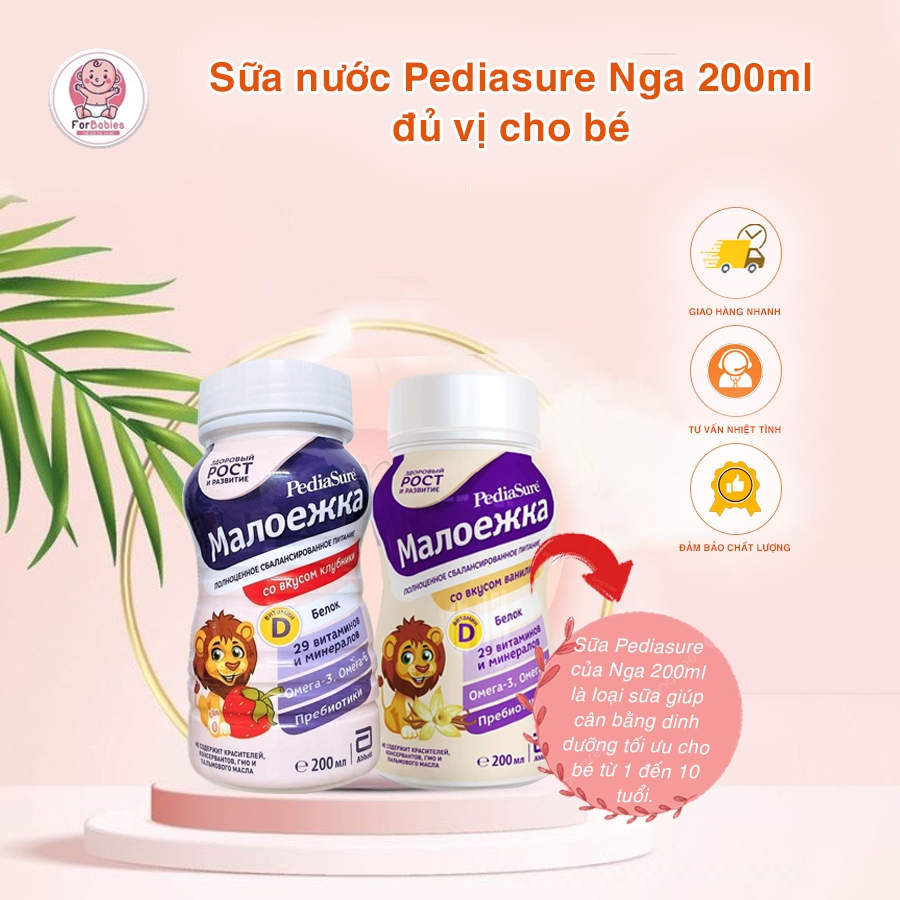 Sữa Nước Pediasure Nga 200ml date 2024