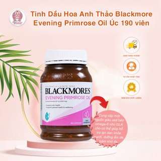 Tinh dầu hoa anh thảo Blackmores 190 viên mẫu mới