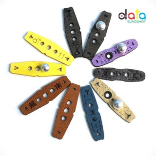 Miếng da ncs - da định tâm - da 3 lỗ - da cho bi 6mm 7mm 8mm chống trơn và chống thấm nước - dũng data slingshot
