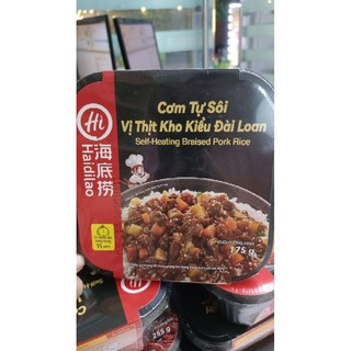 Cơm tự sôi Hadilao vị thịt kho/cà ri gà/nấm cay/bò kho/cari khoai tây