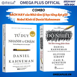 Lẻ/Combo Sách của Nhà tâm lý học Daniel Kahneman: Thinking Fast And Slow - Tư Duy Nhanh Và Chậm + Độ Nhiễu