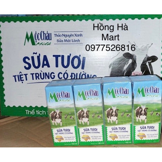Thùng sữa Mộc châu 48 hộp x 180ml