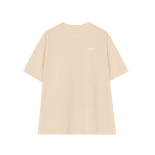 Áo thun nam, T-shirt nam, chất liệu 100% cotton màu be đủ size - Hopi Fashion