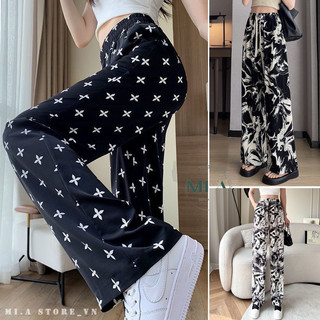 QUẦN LỤA ỐNG SUÔNG CHẤT VẢI MỀM NHẸ MÁT FIZE SIZE