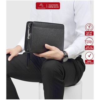 Ví Cầm Tay Clutch Nam Da Bò Xịn Khóa Số POLO MEISDO PL06