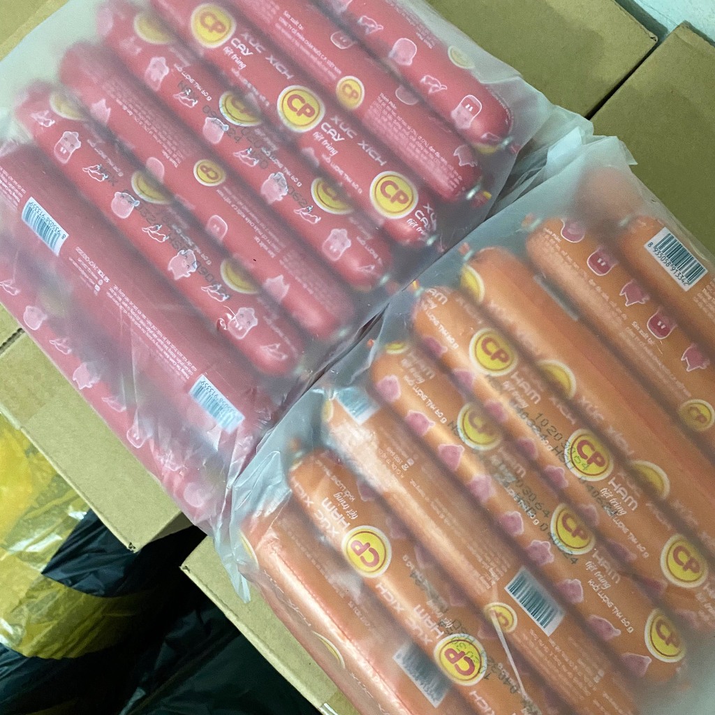 Xúc Xích CP Heo cao cấp - cây 60gram (25 cây/ bịch)