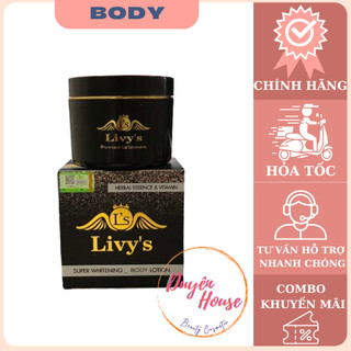 Kem dưỡng body Livy's đen chữ việt