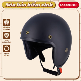Mũ bảo hiểm 3/4 VARO - thông gió cao cấp - tặng lưỡi trai
