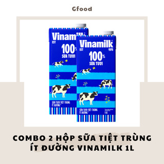 Vinamilk sữa tiệt trùng ít đường hộp 1l