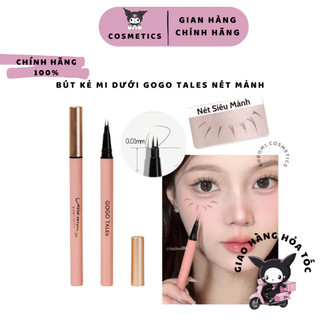 Bút Kẻ Mi Dưới GOGO TALES Nét Mảnh Chống Nước  Charming Natural Multi Effect GT526 KUROMI