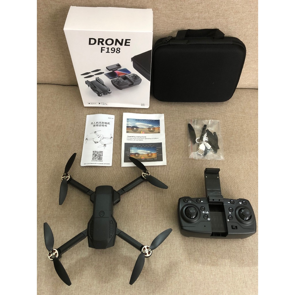 Flycam F198 - Động Cơ Không Chổi Than - Giá Rẻ Tập Bay Nhào Lộn | BigBuy360 - bigbuy360.vn