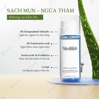 Nước cân bằng Medik8 Press & Clear 150ml