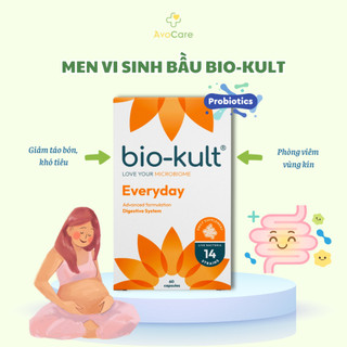 Men vi sinh Bio-Kult dành cho mẹ bầu và sau sinh cung cấp 14 chủng men giúp cân bằng hệ vi sinh đường ruột