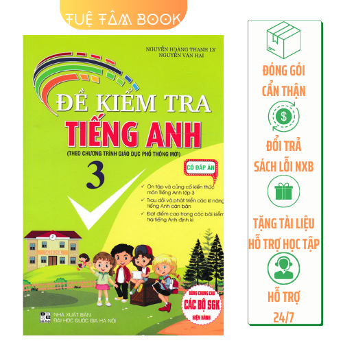 Sách - Đề kiểm tra Tiếng Anh 3