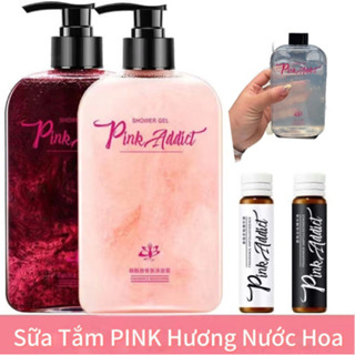 [Chính Hãng] Set Sữa Tắm PINK Tự Pha Hương Nước Hoa, Tinh Chất Dưỡng Da Siêu Thơm Hàng Chuẩn