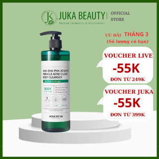 Sữa tắm ngăn ngừa mụn Some By Mi AHA.BHA.PHA 30 Days Miracle Acne Clear Body Cleanser 400ml