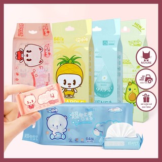 Khăn Ướt Mini Khăn Giấy Ướt 1 Túi 8 Gói Nhỏ Tiện Lợi (Nhiều Mẫu)