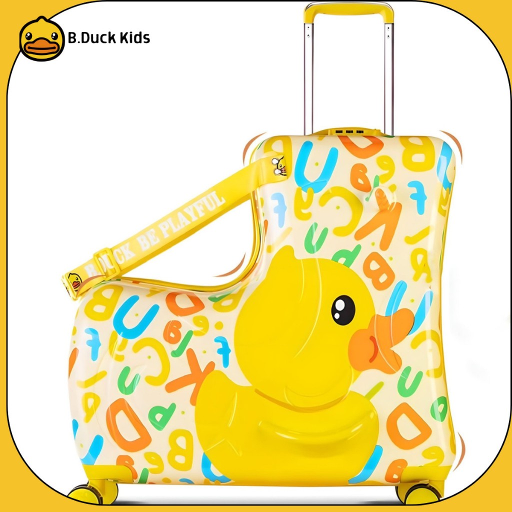 Vali Ghế Ngồi Vịt Vàng [B.DUCK-Chính Hãng-CÓ SẴN] Màu Vàng Siêu Hot,Vali Du Lịch