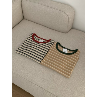 KAYY. Áo pull kẻ viền cổ _ A1017 (ảnh thật)