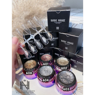 Gel nhũ siêu sáng Barbie Marige, gel nhũ Barbie Marige vẽ viền, gel vẽ nổi Barbie Marige cao cấp