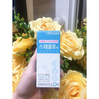 Lăn khử mùi ngăn tiết mồ hôi, ngừa thâm Sweatclor 30ml