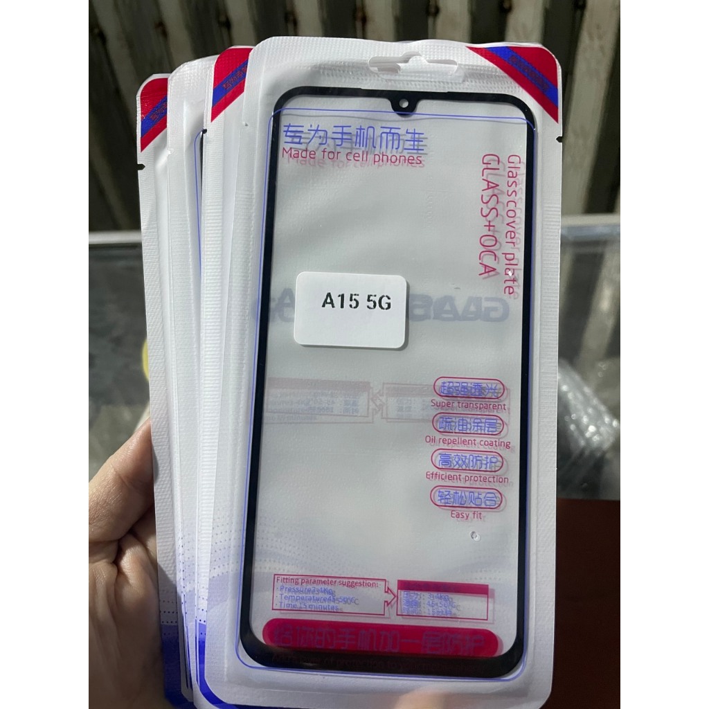 Kính ép samsung a15 5g/ Kính ép dành cho samsung a15 / Mặt kính samsung a15 5g ( mặt kính ép cho sam