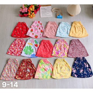 25-40kg combo chân váy bé gái thun cotton có quần đùi chip bên trong