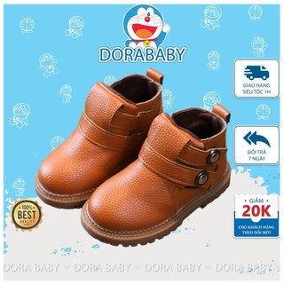 Boot bé gái, giày boot cho bé trai, da cao cấp, êm chân siêu ngầu cá tính, boot bé 1–5 tuổi - g096