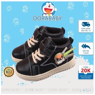 Boot Bé Trai, Giày Boot Bé Trai, Da Cao Cấp, Êm Chân, Ngầu Cá Tính, Boot Bé 3-10 Tuổi G102 Dorababy