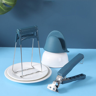  Dụng Cụ Gắp Đồ Nóng - Kẹp Bát Đĩa Găng Tay - Bắc Nồi Mỏ Vịt Silicon Cao Cấp 
