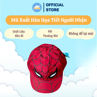 Mũ cho bé trai người nhện phù hợp trẻ em từ 3 đến 6 tuổi chắt liệu cotton 100%, vành rộng chống các tia UV gây hại