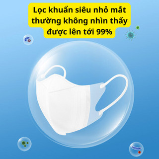 {100 chiếc] Khẩu trang 5D, kháng khuẩn, thùng 100 chiếc, dùng 1 lần, thịnh phát