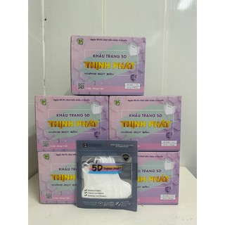 {100 chiếc] Khẩu trang 5D, kháng khuẩn, thùng 100 chiếc, dùng 1 lần, thịnh phát