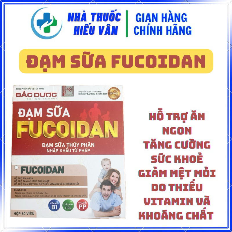 Đạm sữa thuỷ phân nhập khẩu Pháp Fucoidan