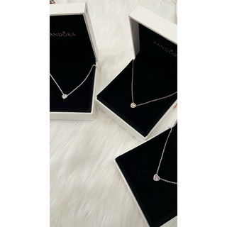 Vòng cổ đính đá trái tim full box túi