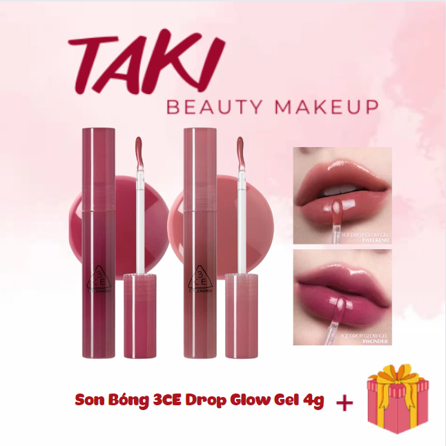 Son Kem Bóng 3CE Drop Glow Gel