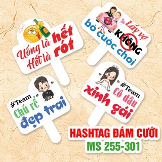 [MS 255-301] Hashtag đám cưới