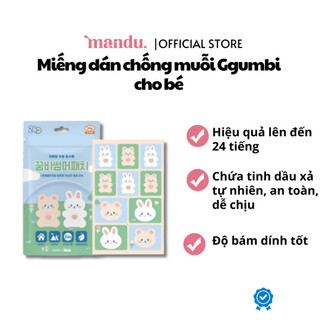 Miếng dán chống muỗi Ggumbi hiệu quả đến 24h mùi dễ chịu, dễ bám dính