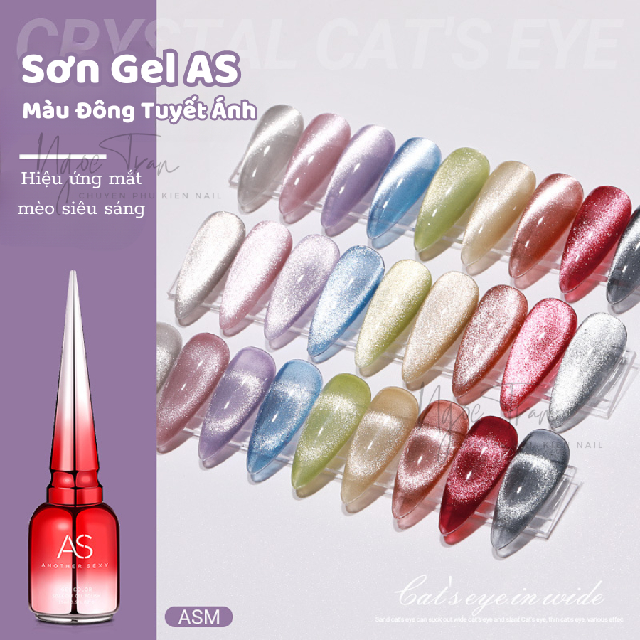 Sơn Gel AS RED | Mã ASM | Mắt Mèo 5D